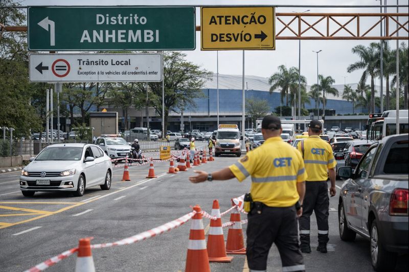 CET interdita vias na região do Anhembi para evento musical