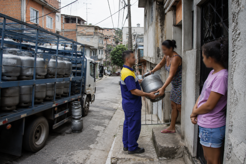 São Paulo ultrapassa 253 mil famílias atendidas pelo programa Gás do Povo em maio
